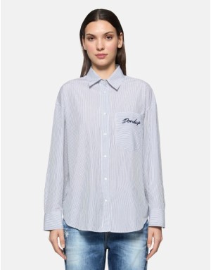 Camicia Dondup dc375-ef0148d-002w-890 